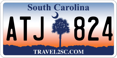 SC license plate ATJ824