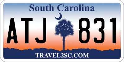 SC license plate ATJ831