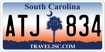 SC license plate ATJ834