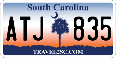 SC license plate ATJ835