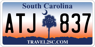 SC license plate ATJ837
