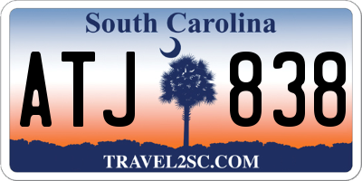 SC license plate ATJ838