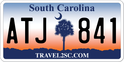 SC license plate ATJ841