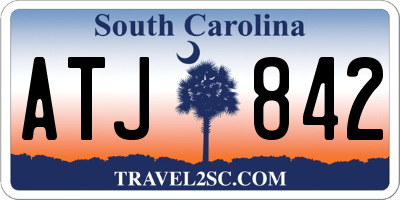 SC license plate ATJ842