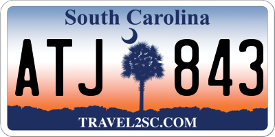 SC license plate ATJ843