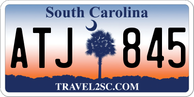 SC license plate ATJ845