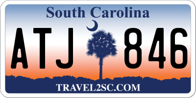 SC license plate ATJ846
