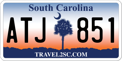SC license plate ATJ851