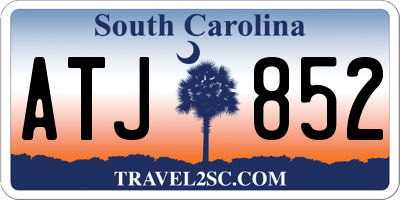 SC license plate ATJ852