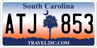 SC license plate ATJ853