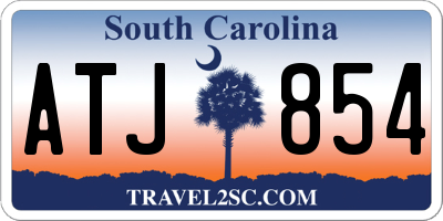 SC license plate ATJ854