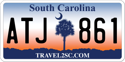SC license plate ATJ861