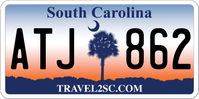 SC license plate ATJ862