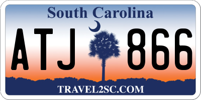 SC license plate ATJ866