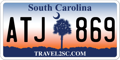 SC license plate ATJ869