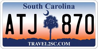 SC license plate ATJ870