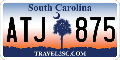SC license plate ATJ875