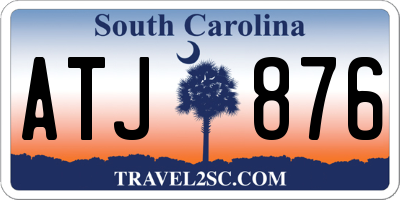 SC license plate ATJ876