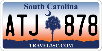 SC license plate ATJ878