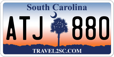 SC license plate ATJ880