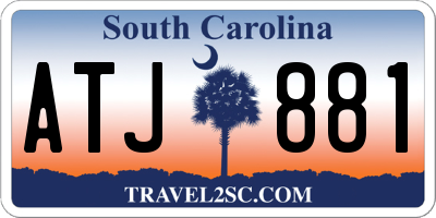 SC license plate ATJ881