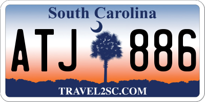 SC license plate ATJ886