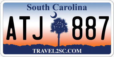 SC license plate ATJ887