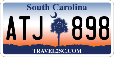 SC license plate ATJ898