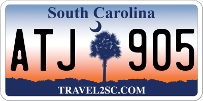 SC license plate ATJ905