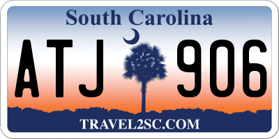 SC license plate ATJ906