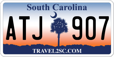 SC license plate ATJ907