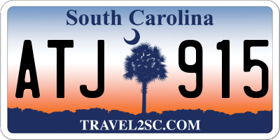 SC license plate ATJ915