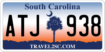 SC license plate ATJ938