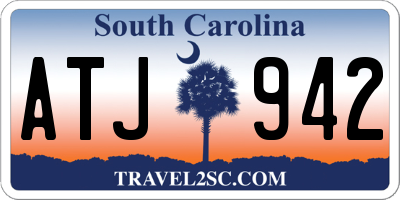 SC license plate ATJ942