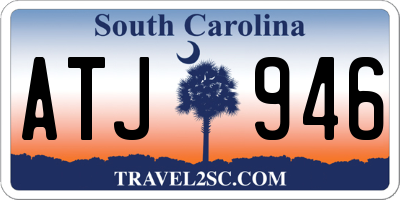 SC license plate ATJ946
