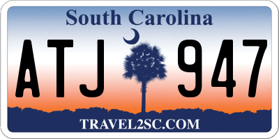 SC license plate ATJ947