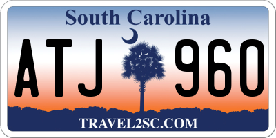 SC license plate ATJ960