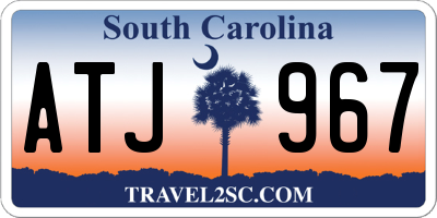 SC license plate ATJ967