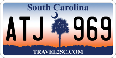 SC license plate ATJ969