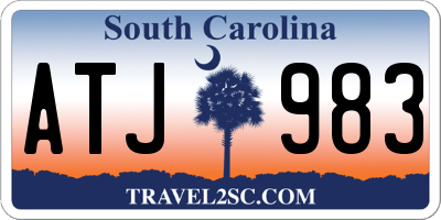 SC license plate ATJ983