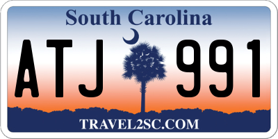 SC license plate ATJ991
