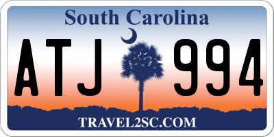 SC license plate ATJ994