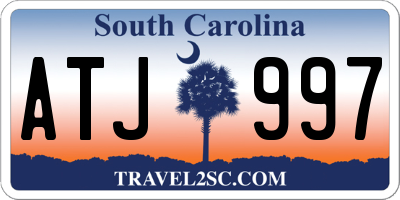 SC license plate ATJ997