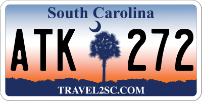 SC license plate ATK272