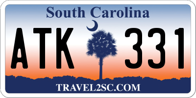SC license plate ATK331