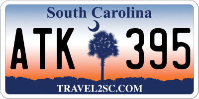 SC license plate ATK395
