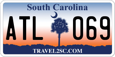 SC license plate ATL069
