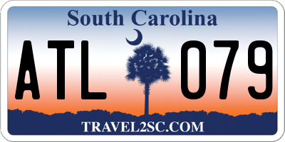 SC license plate ATL079