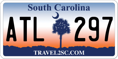 SC license plate ATL297