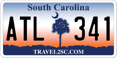 SC license plate ATL341